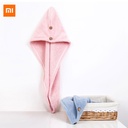 Xiaomi Mijia Simfun Towel 24x64cm Hair Dry Cap Salon Towel Super Absorbent Quick-drying Microfiber Comfortable Bath Towel