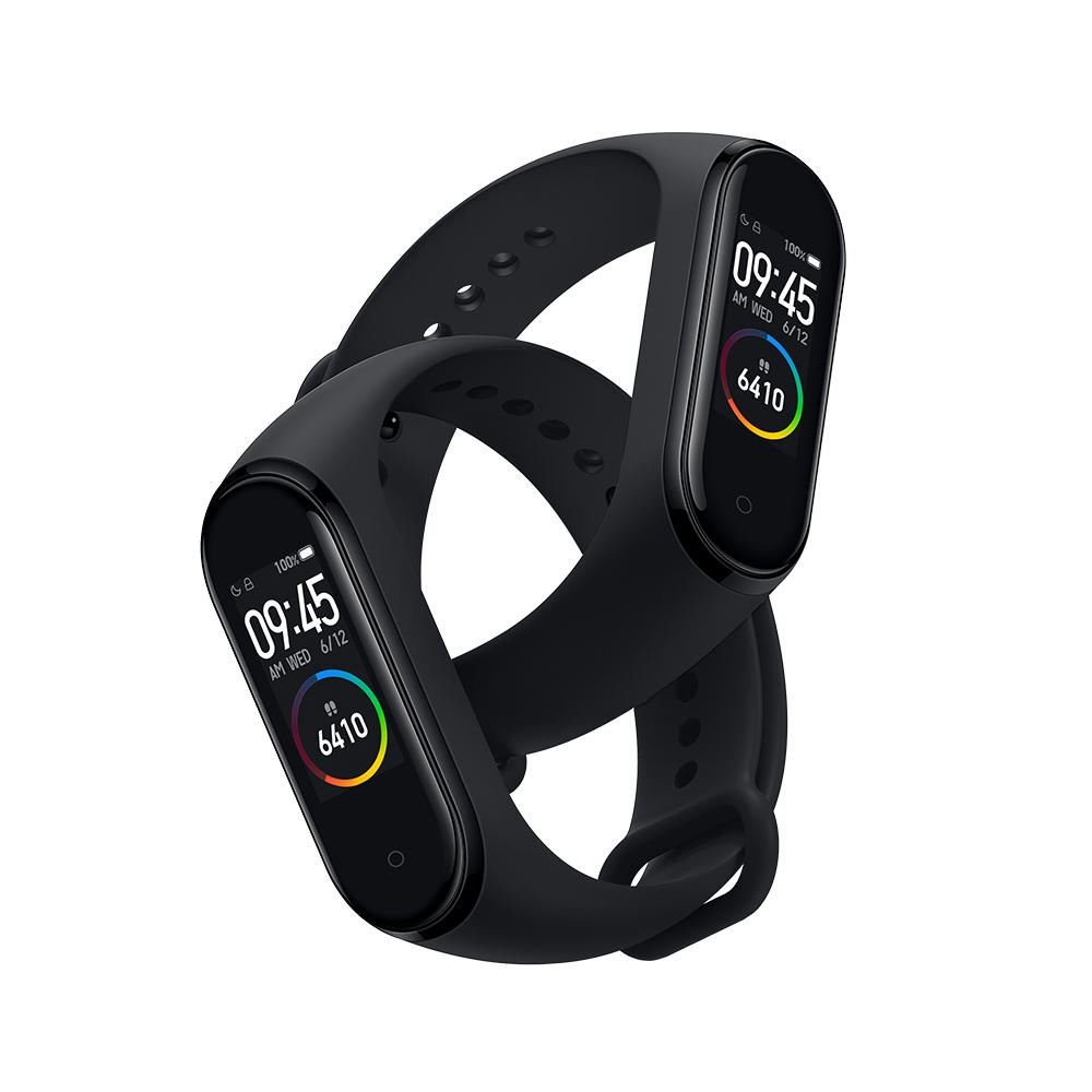 Original Xiaomi Mi Smart band 4 AMOLED Color Screen Wristband 5ATM Long Standby Smart Watch International Version - Black