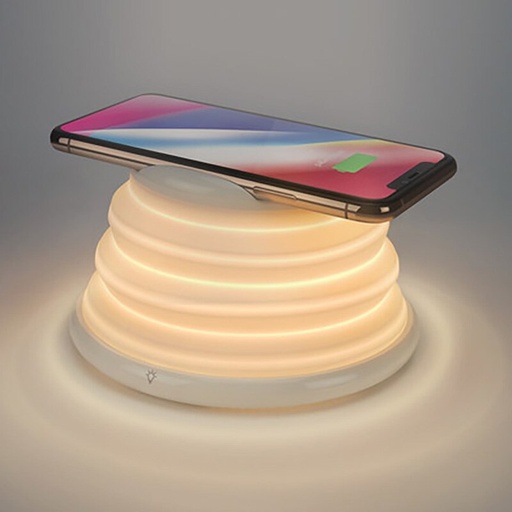 [1478] MOMAX QL2 RAINBOW wireless charging atmosphere lamp 10W Telescopic folding stents Angle free Five dimmer Wireless quick charge