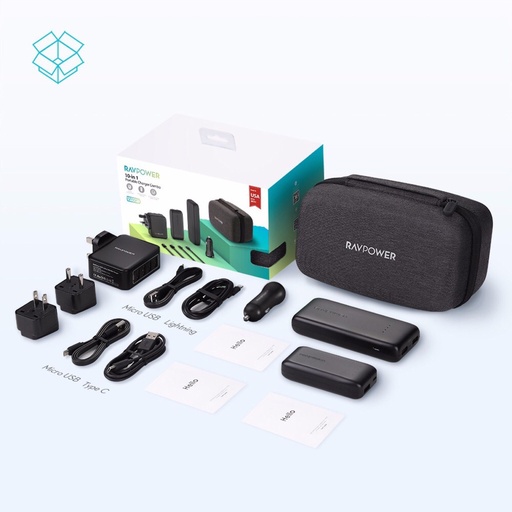 [5026] Ravpower 10 in 1 Travel Bag RP-PB182