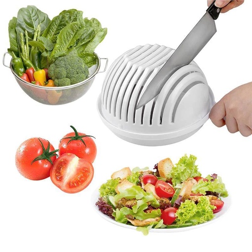 [5213] 5 Minute Deals 60 Seconds Salad Cutter Bowl