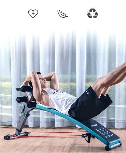 [5207] Shua Multifunctional Abdominal In Home Gym & Body Fitness Bench SH-575