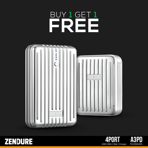 [1564] Zendure - A3PD + 4PORT Charge PD Packge Silver OZ168-E |ZDP04|