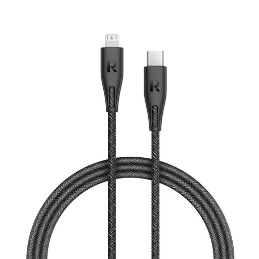 Ravpower Chage and Sync Usb C Cable with Lightning Connector Nylon Braided 2m iPhone | iPad | iPod