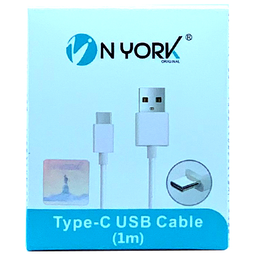 NYORK TYPE C USB CABLE (1M) NUY-50