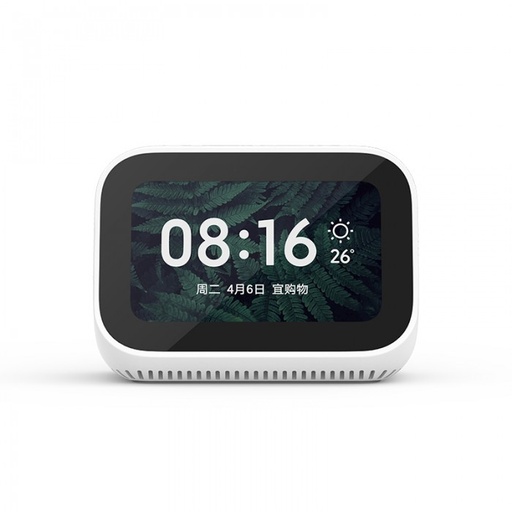 [1701] Xiaomi xiao LX04 AI Touch Screen Bluetooth 5.0 Speaker Digital Display Alarm Clock WiFi Smart Connection Speaker Mi speaker