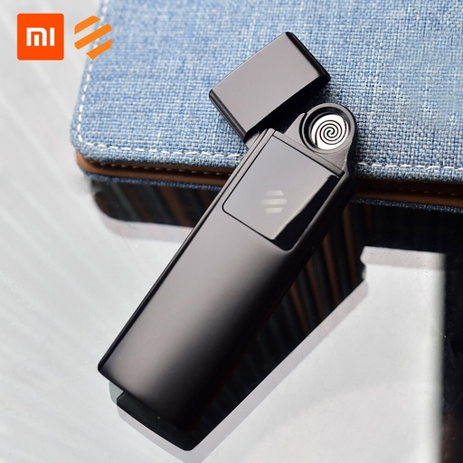 [7177] Xiaomi Beebest Ultra-thin Cigarette Lighter Rechargeable Windproof Flameless Lighter Touch Switch Electronic Lighter