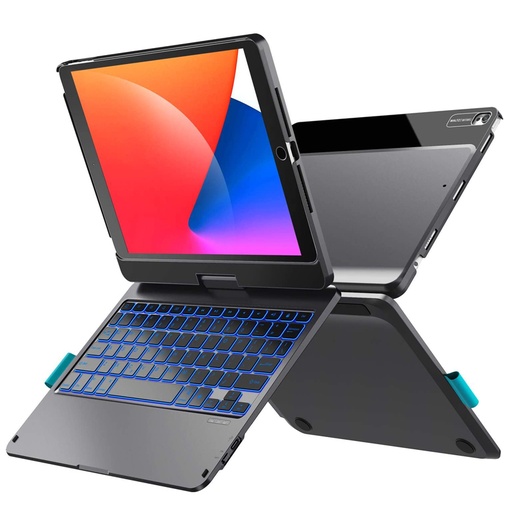 [7185] WiWU Waltz Rotating Magic Smart Keyboard Case for IPad