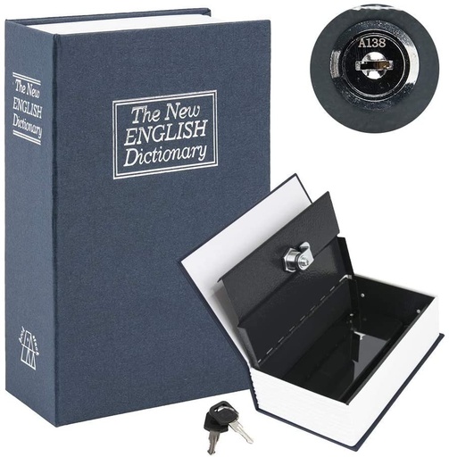 [7256] The new English Dictinary " Book Safe " With Key Lock