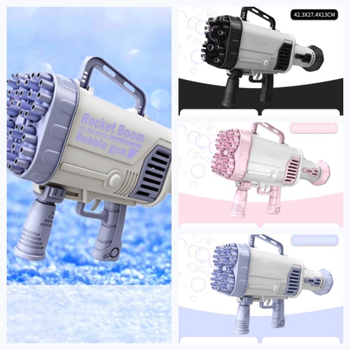 OUTER Space Big | 60 |  Holes Automatic Bubble Gun