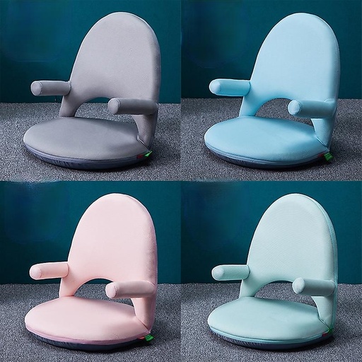 Floor Chair Armchair Adjustable Foldable Meditation Seating Multi-angle 42 Degree Recliner for Video-Gaming Reading Watching