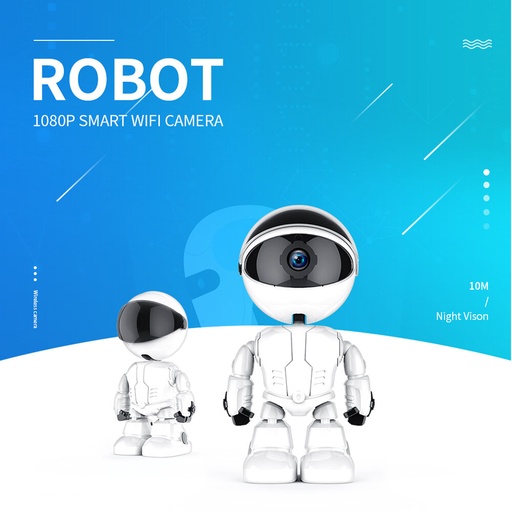 [7317] 1080P Cloud WIFI Robot Surveillance Security Home IP Camera