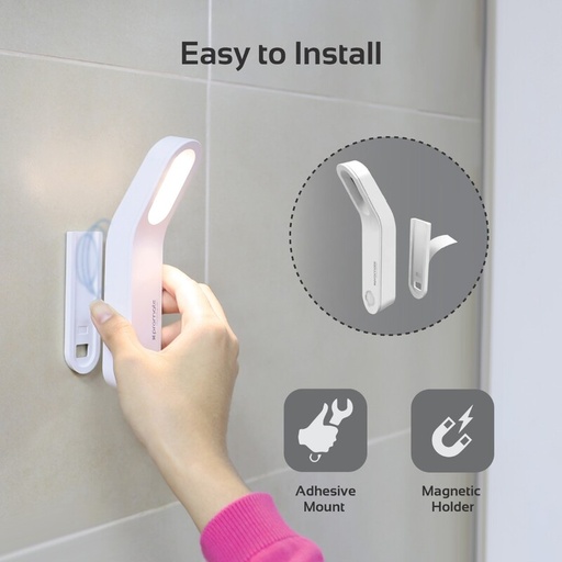 [7531] Promate | MOTION-CANDLE-1 | Rechargeable Wall-Mounted Motion-Sensing | LED | Light