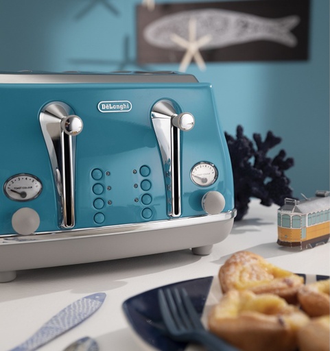 [7540] DELONGHI | 4 | SLICE ELECTRONIC FUNCTIONS TOASTER | CTOC4003AZ |