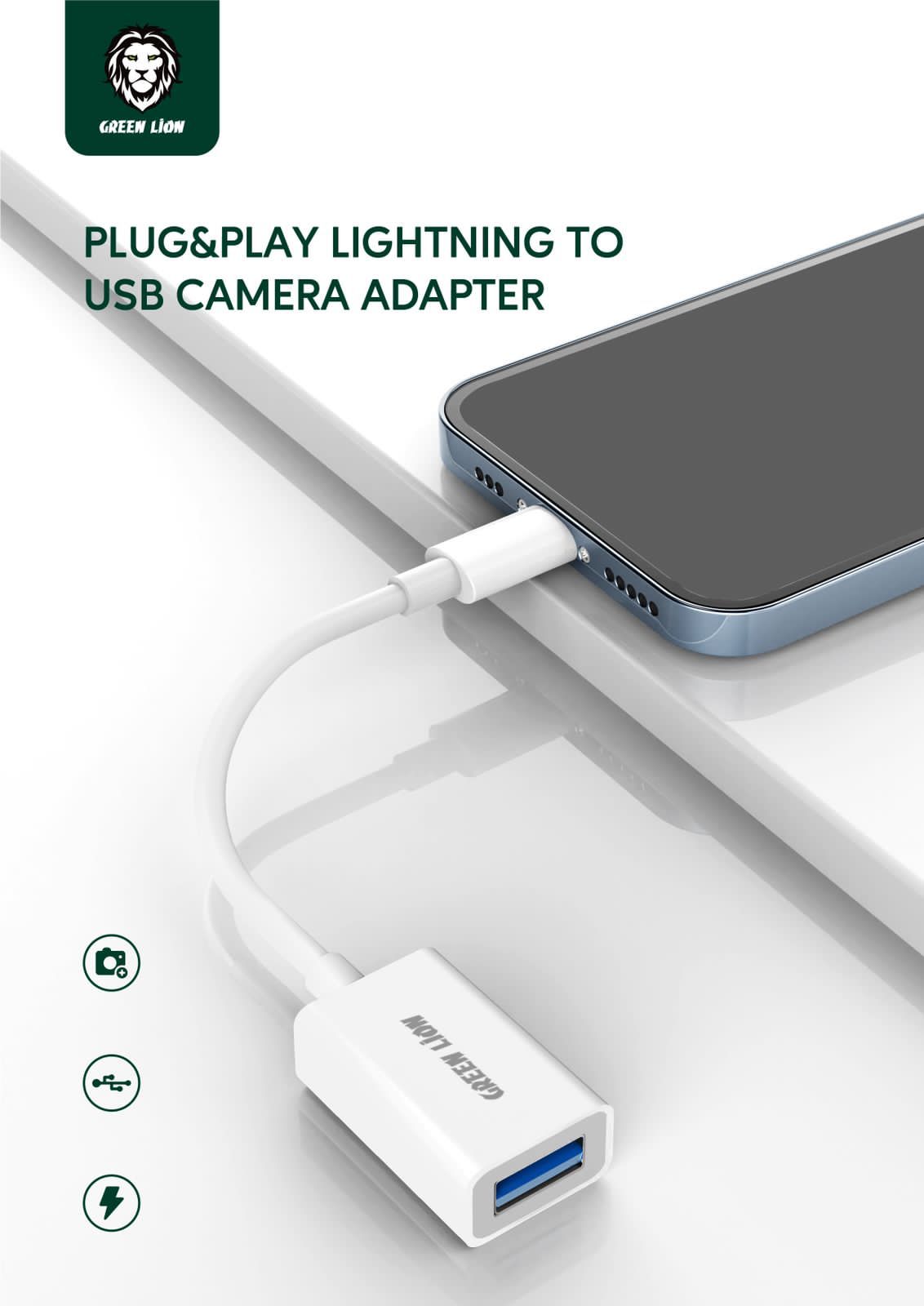 GREEN MULTI-FUNCTION OTG | IOS TO USB | ADAPTER