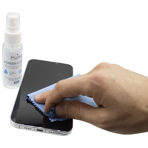 [7684] PURO MULTI-FUNCTION CLEANING SPRAY FOR SMARTPHONE TABLET LAPTOP E-READER LED LCD TV & CAMERA LENS TOOL KIT