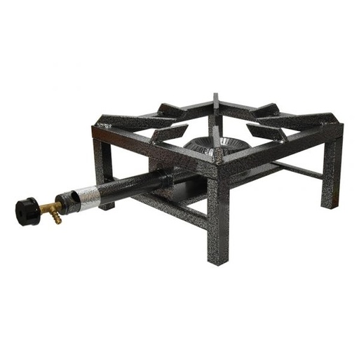 [7769] Single Square Profile Portable Camping & BBQ Burner Iron Gaz Stove