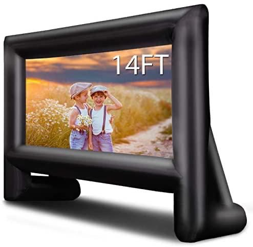[7816] INFLATABLE OUTDOOR'S MOVIE'S & SERIES PROJECTOR SCREEN WITH PORTABLE STORAGE BAG