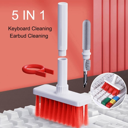 | 5 In 1| Multi-functional Keyboard & Earphone Cleaning Brush