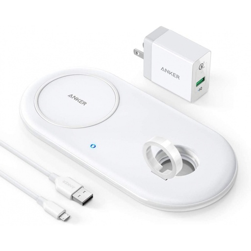 [7903] ANKER | POWERWAVE+ | HIGH-SPEED WIRELESS CHARGING PAD WITH FOLDABLE APPLE WATCH HOLDER | B2570K21 |