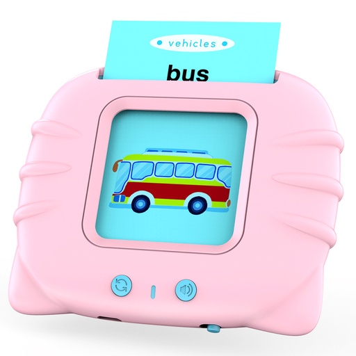 [7938] Children's Early Education Card Machine 112PCS Cards Puzzle Bilingual Enlightenment Card