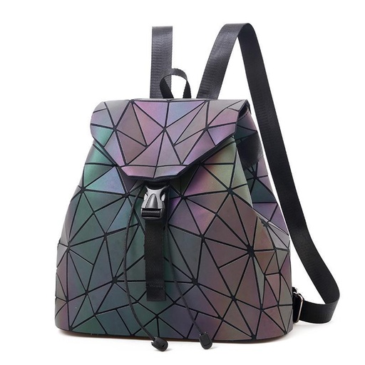 [8113] Classic Fashion Geometric Backpack Multicolour Bag | GLOW 7316-2 |