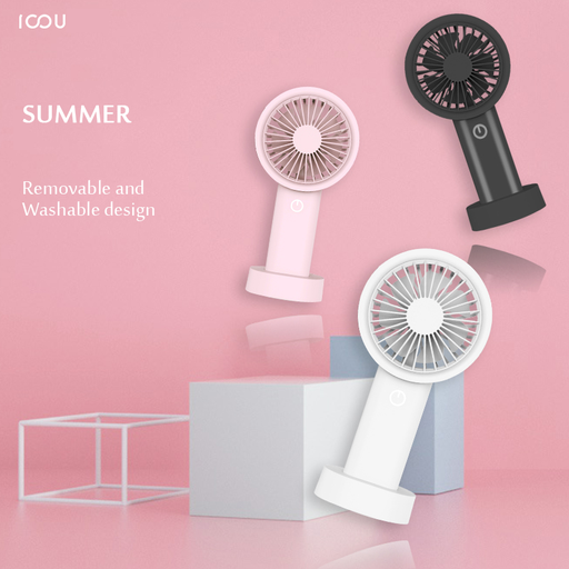 [1956] Xiaomi ICOU Smart Power bank Fan J30 4000mAh Multi Function Portable Fan Handheld Fan