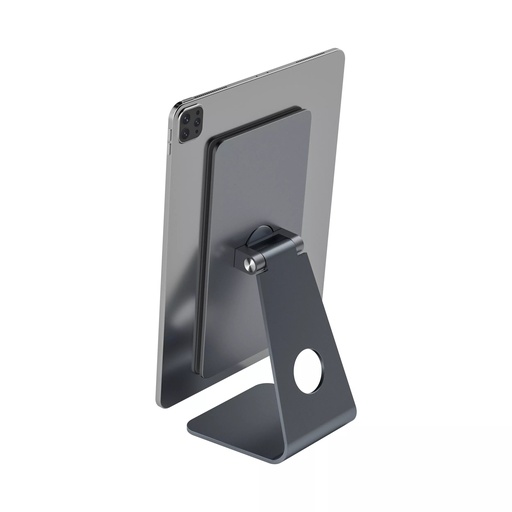 [8202] WIWU 360ْ  ROTATION ZM309 HUBBLE TABLET STAND FOR 12.9" iPAD STAND - GREY
