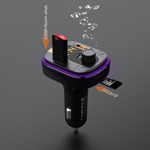 RECCI WIRELESS FM CAR CHARGER RQ01