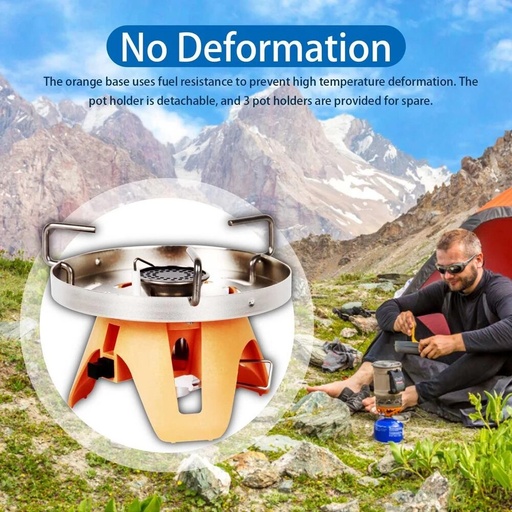 [8335] Mini Outdoor Burner Canister Furnace Camping Gas Stove for Hunting Backpacking 1000W