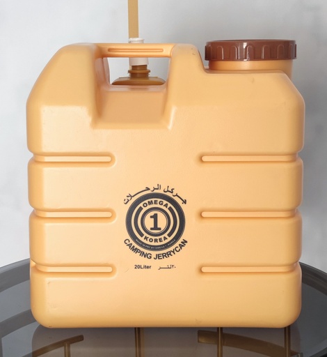[8409] Omega Portable Water Gallon With Tap & Soap Bottle For Outdoor Camping Trips | 20 Liters |