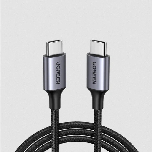 [8462] UGREEN Type-C to Type-C Fast Charging & Data Cable, 100W PD, 480Mbps, Nylon Braided | US316 / 70427 |