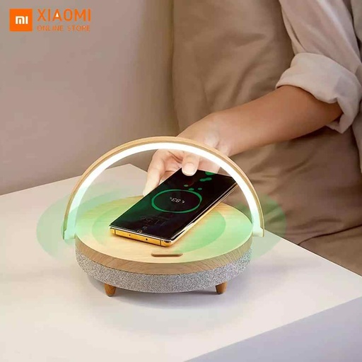 [2053] Xiaomi EZVALO LYDIA Wireless Charger Music Lamp LYYD01 Speaker LED Night Light Phone Charger