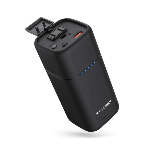 [8565] RAVPower PD Pioneer 20,000mAh 80W Built-In AC Outlet Universal Power Bank & Laptop Charger | RP-PB054 |