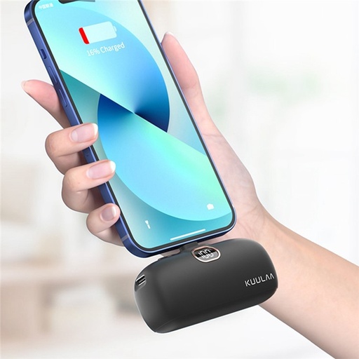 KUULAA 18W Mini 5000mAh Power Bank Digital Display External Battery Charger | KL-YD42-C2 |