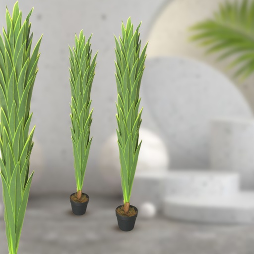 [8635] Hand-Made Green Yucca Artificial decoration Plant For Home & Office Decoration Leaf Yellow Border |RA6459(L)/ RA6462(S)|