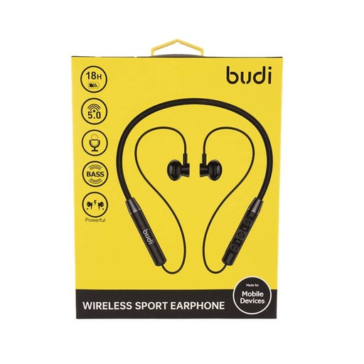 [8654] Budi Hanging Neck Sport Wireless Bluetooth Earphone | EP15EB |