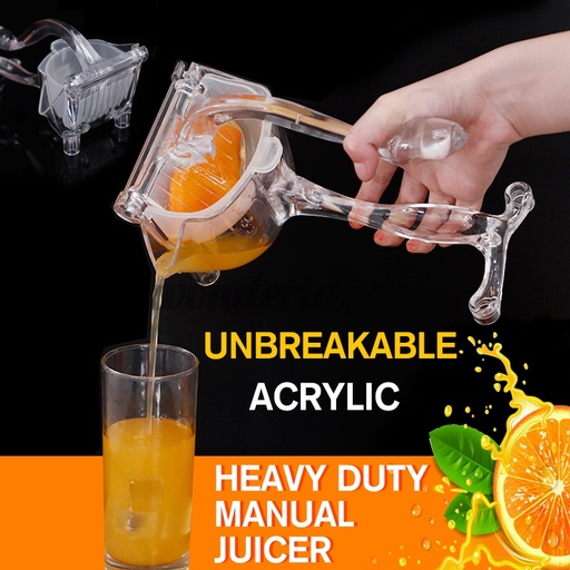 [2066] Fruit Press Unbreakable Acrylic Manual Juicer