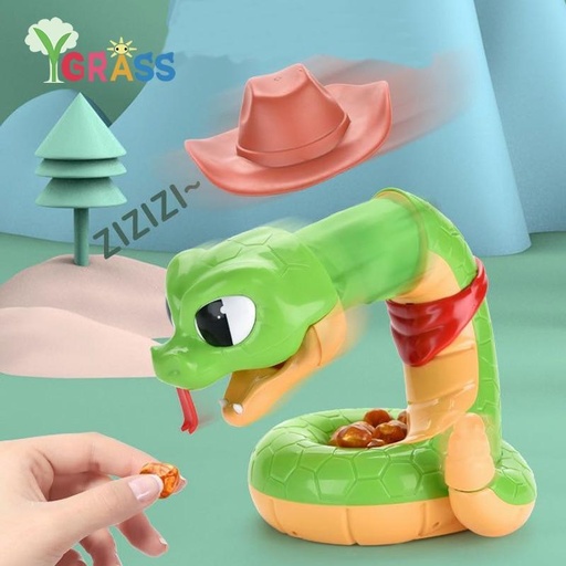 [8732] PRANK SNAKE MIKE TREASURE SNAKE GAME FOR +4 YEARS KIDS