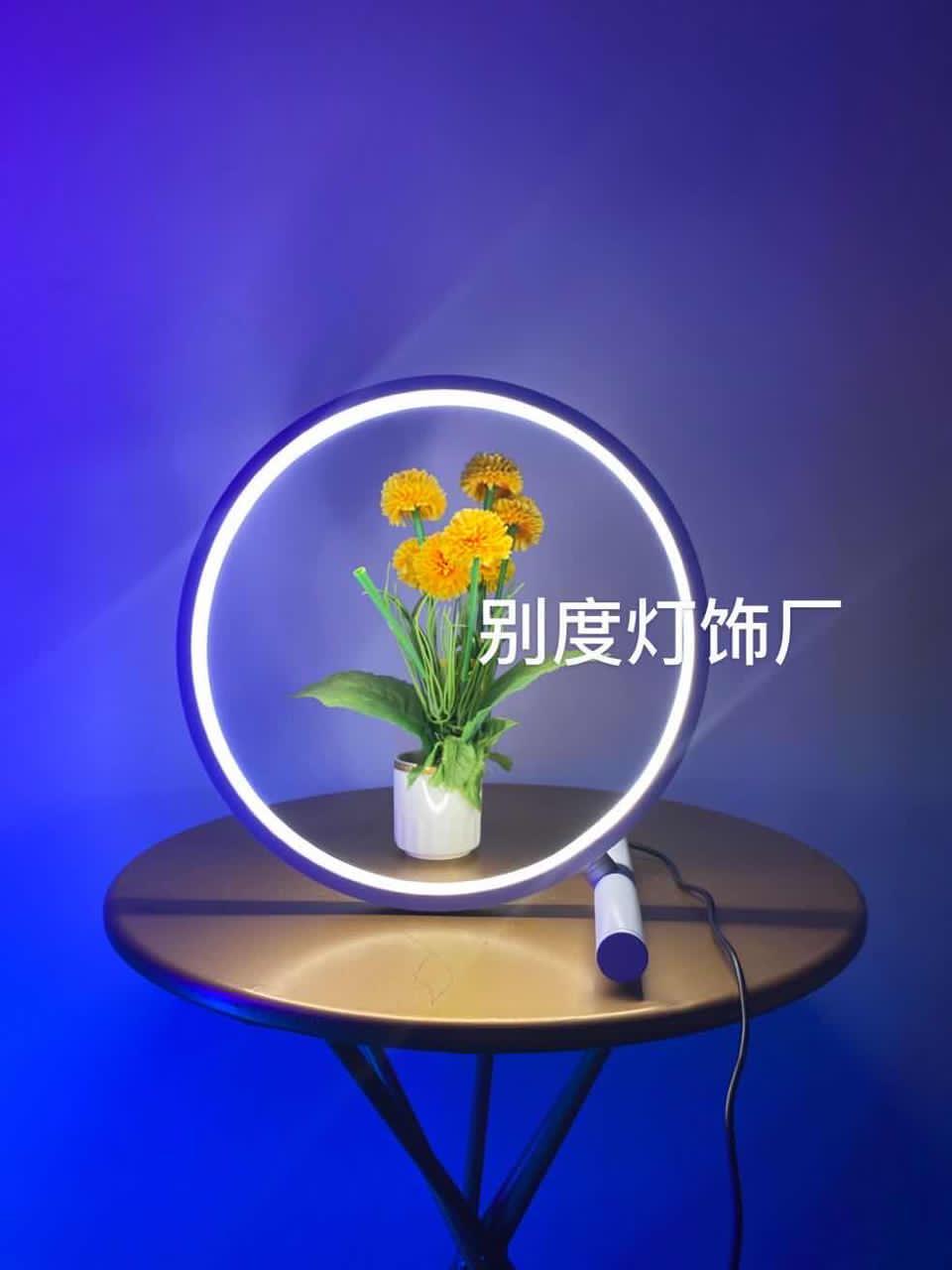 RGB Table Lamp Light With Remote Ring Lamp Light