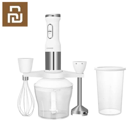 [2364] QCOOKER CD-HB01 hand Blender Electric Cup Kitchen Portable Food Processor mixer juicer