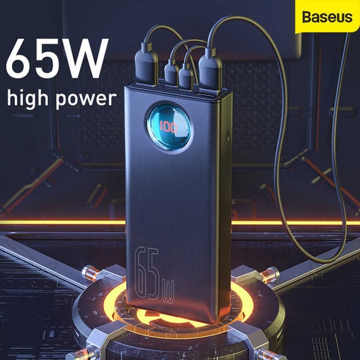 [2368-2] Baseus Amblight Digital Display Quick Power Bank 30000 65W BS-30KP365