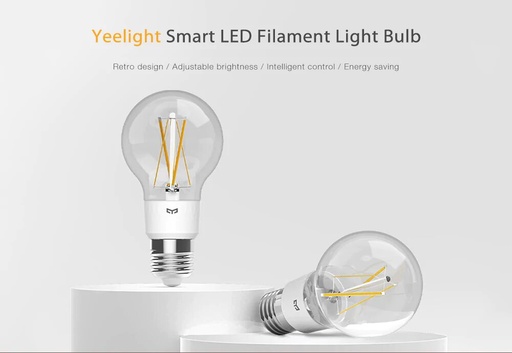 [2451] Yeelight YLDP12YL 6W Smart LED Filament Light Bulb Voice APP Control for Home Use