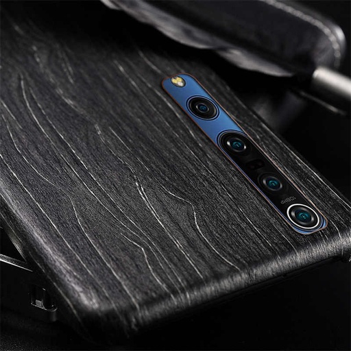 [2511] Natural Wooden phone case FOR Xiaomi mi 10 ultra mi10 mi10pro case cover Walnut/Rosewood/Black wood shell (Real wood)