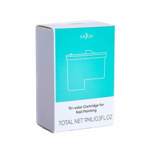 [2551] ANJOU TRI-COLOR CARTRIDGE INK FOR NAIL PAINTING -AJCBL001