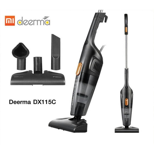 [2589] Deerma 2 In 1 Portable Vacuum Cleaner Upright Stick Handheld Household |DX115C|