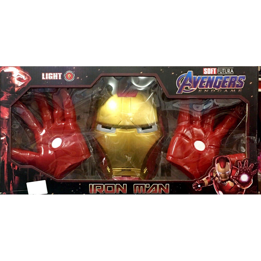 Avengers Ironman Mask &amp; Glove Play set