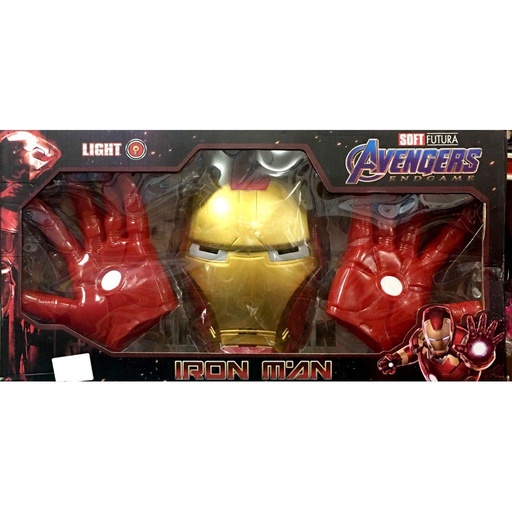 [2625] Avengers Ironman Mask &amp; Glove Play set