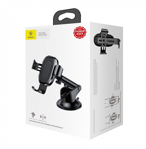 [2706] Baseus WXYL-A01 Osculum Suction Wireless Gravity Car Charger