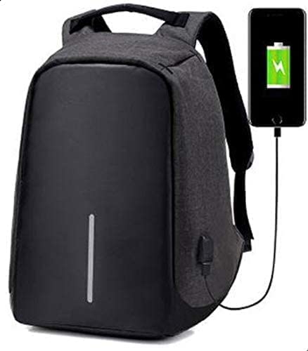 Anti Theft Laptop Backpack For Unisex -Black